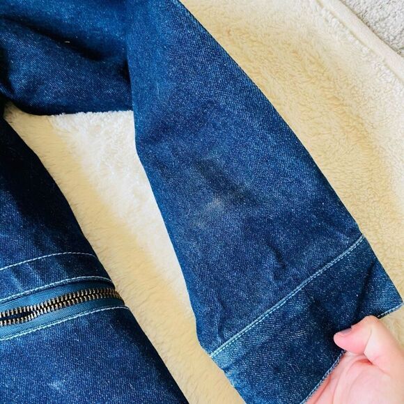 Vintage Y2K Cool J Baggy Hip Hop Denim Skater Jean Jacket - Picture 3 of 8